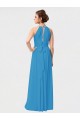 Chiffon Decote Alto Sem Mangas Alto Baixo Alto Baixo, Vestidos de Madrinha Baratos