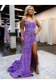 Lantejoulas Veludo Amor Sem Mangas Comboio Corte Linha A Vestidos de Festa Baratos