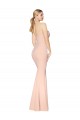 Crepe Esticado Amor Sem Mangas Comprimento Chão Vestidos de Madrinha / Vestidos de Noite / Vestidos de Festa Baratos
