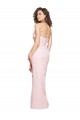 Crepe Esticado Sem alças Sem Mangas Lombar Comprimento Chão Vestidos de Madrinha / Vestidos de Noite / Vestidos de Festa Baratos